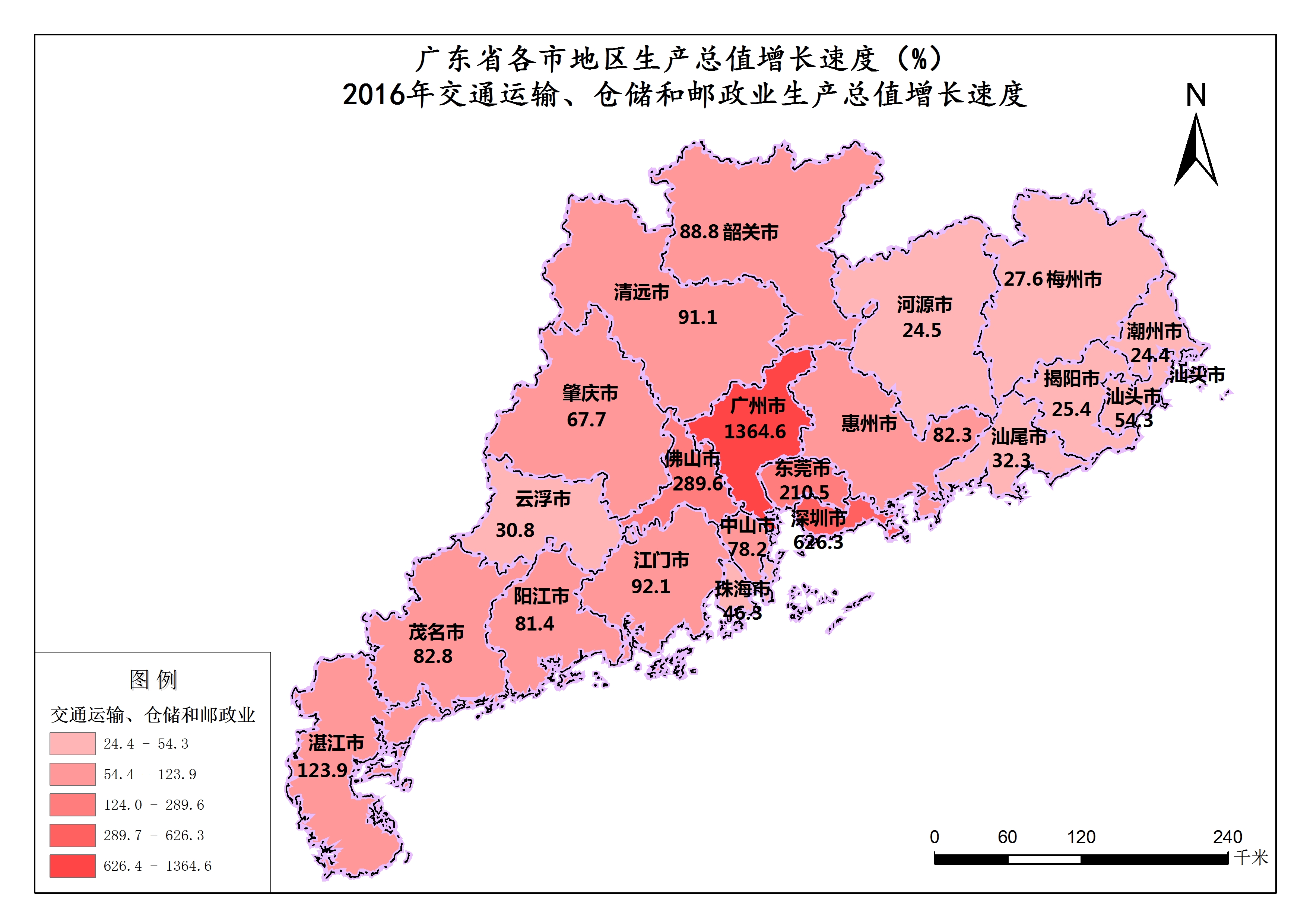 广东省物流发达程度探析